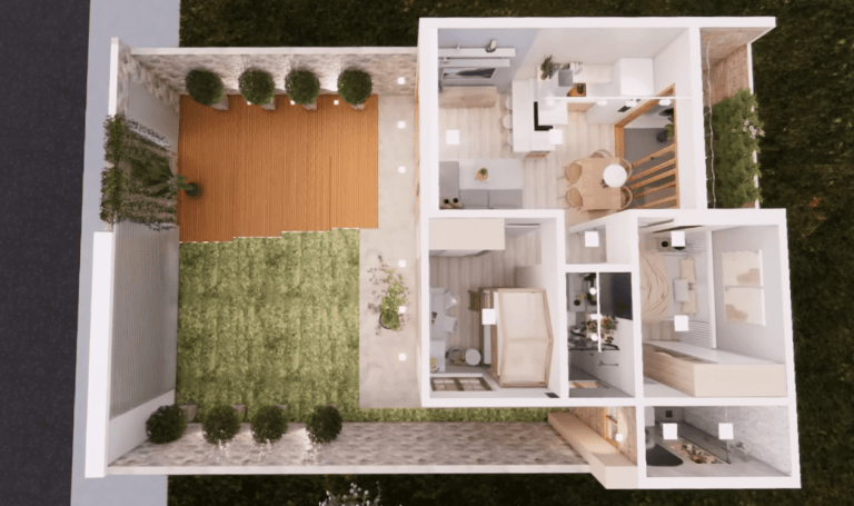 Tiny House with Two Bedrooms and Floor Plan - Dream Tiny Living