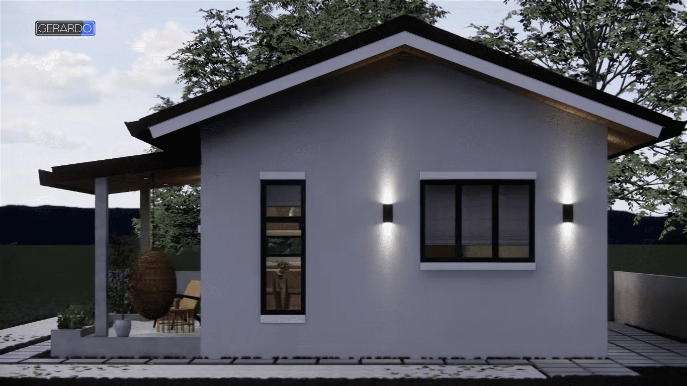 Modern and Luxurious Bungalow - With Porch - Dream Tiny Living